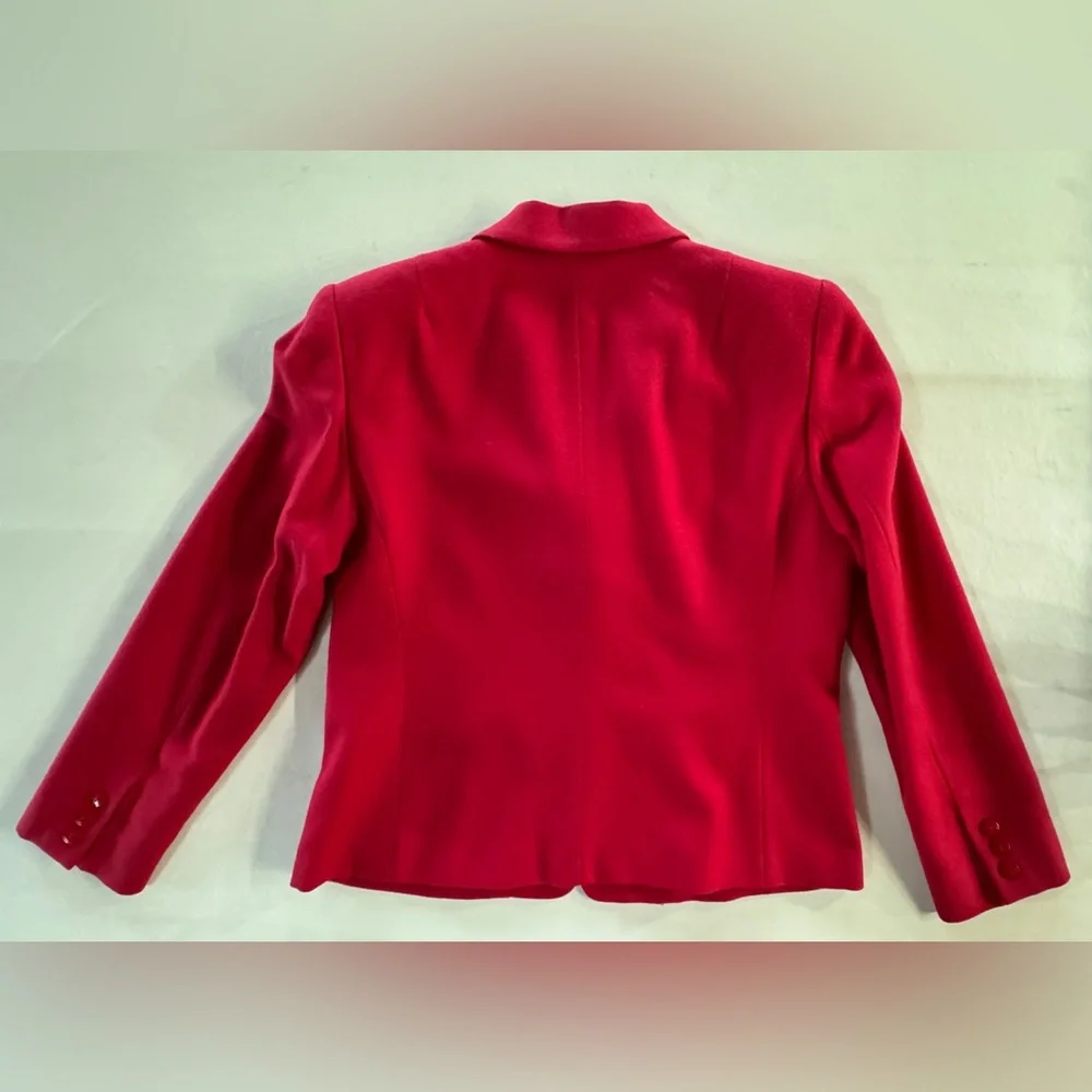 Pendleton Red Wool Blazer Fully Lined with Pockets (10P)